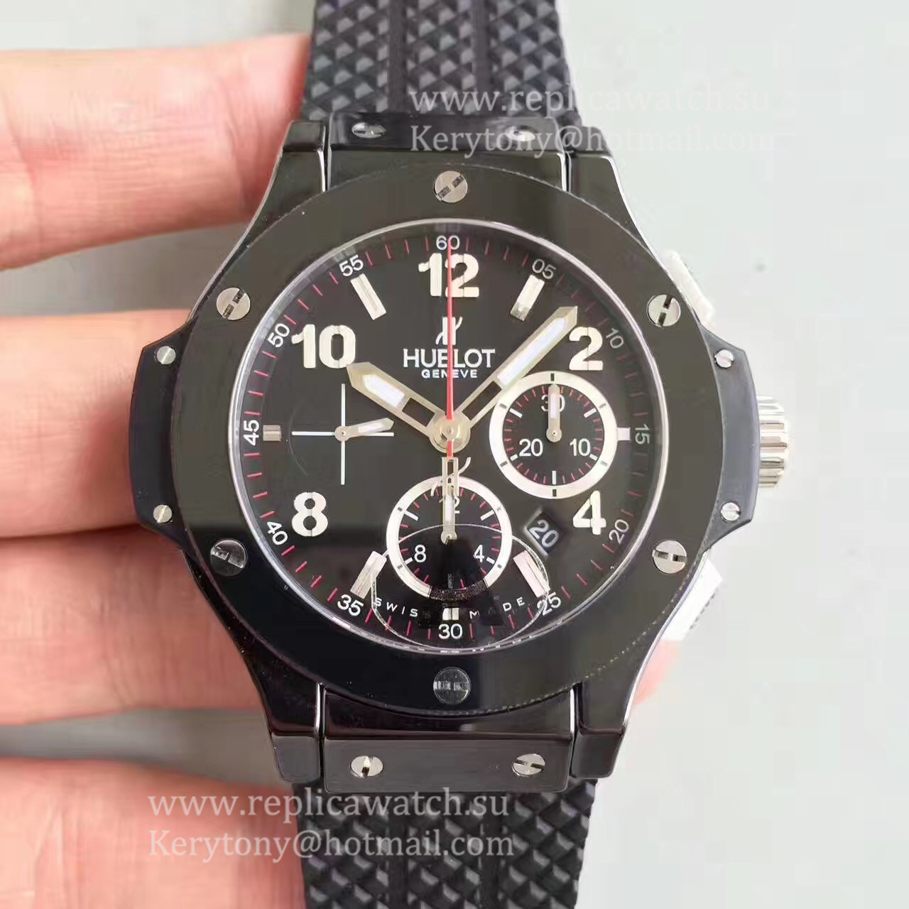 High Quality Hublot Big Bang Evolution Black Magic 301.CX.130.RX HBB V6F Ceramic Black Dial HUB4100