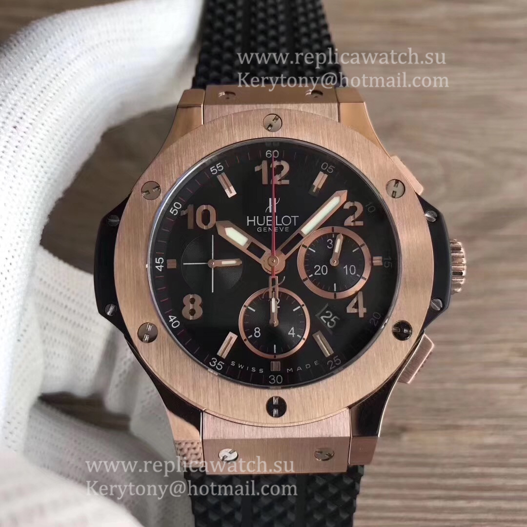 Best Price Hublot Big Bang Gold 301.PX.130.RX HBB V6F Rose Gold Black Dial HUB4100