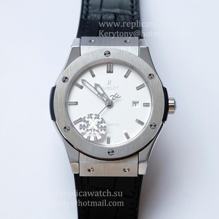 Replica Hublot Classic Fusion 511.NX.1170.LR 45mm XF SS White Dial M8215