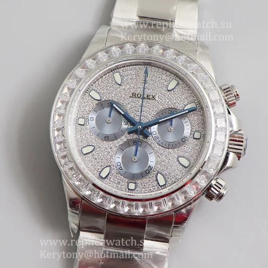 Fake R01ex Daytona  JHF SS & D1am0nd D1am0nd Dial 4130