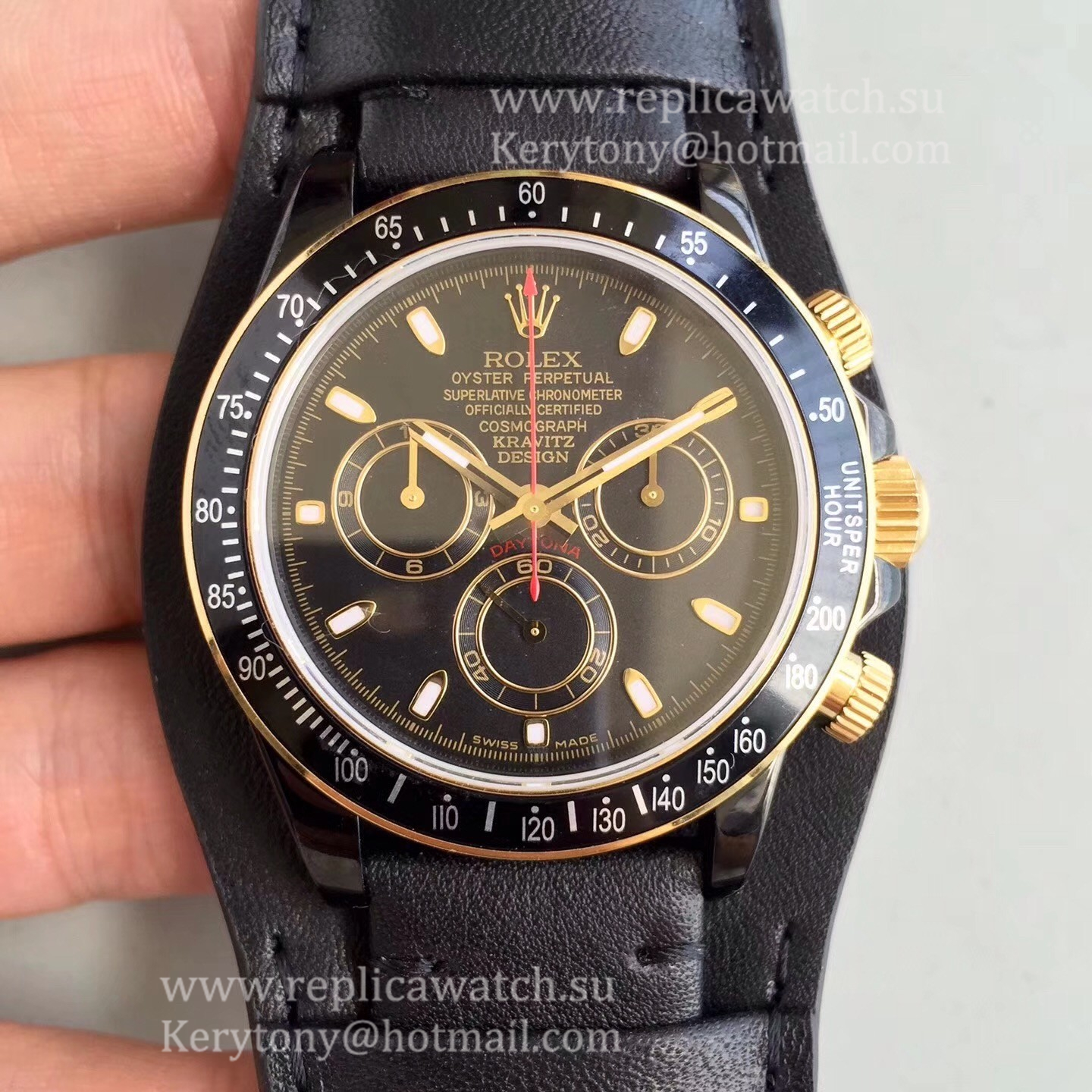 Perfect Replica R01ex Daytona  Les Artisans De Geneve & Kravitz Design LK 01 RLF Ceramic Black Dial 4130