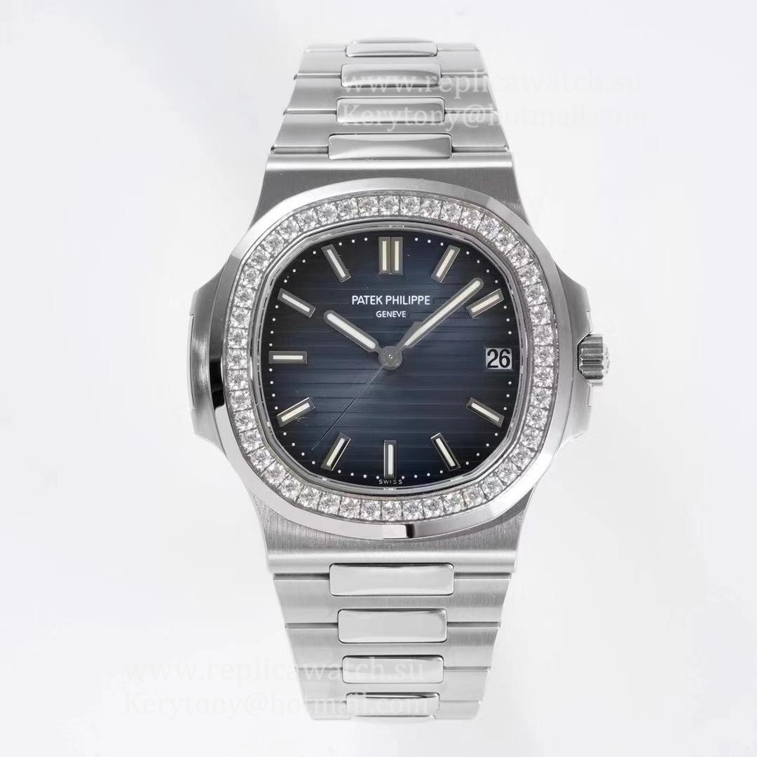 Shop Pat*k Phi1i*pe Nautilus 5711/1A PPF V4 SS & D1am0nd Blue Dial 324SC (Free Box)