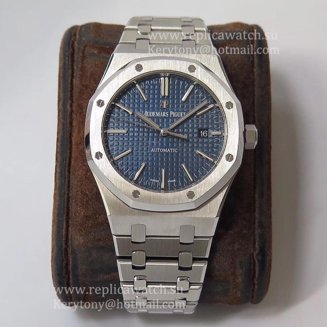 Shop Audemars P1g*et Royal Oak 15400 ZF SS Blue Dial 3120 (Free Box)
