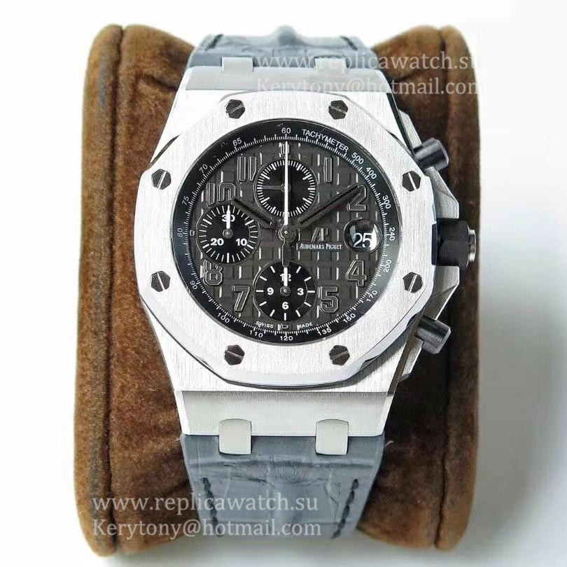 Copy Audemars P1g*et Royal Oak Offshore Chrono 26470ST.OO.A104CR.01 JF V2 SS Black Dial 3126
