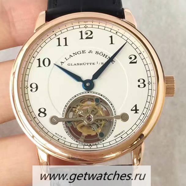 Fake A. Lange & Sohne 1815 Tourbillon 730.032 Rose Gold White Dial L102.1