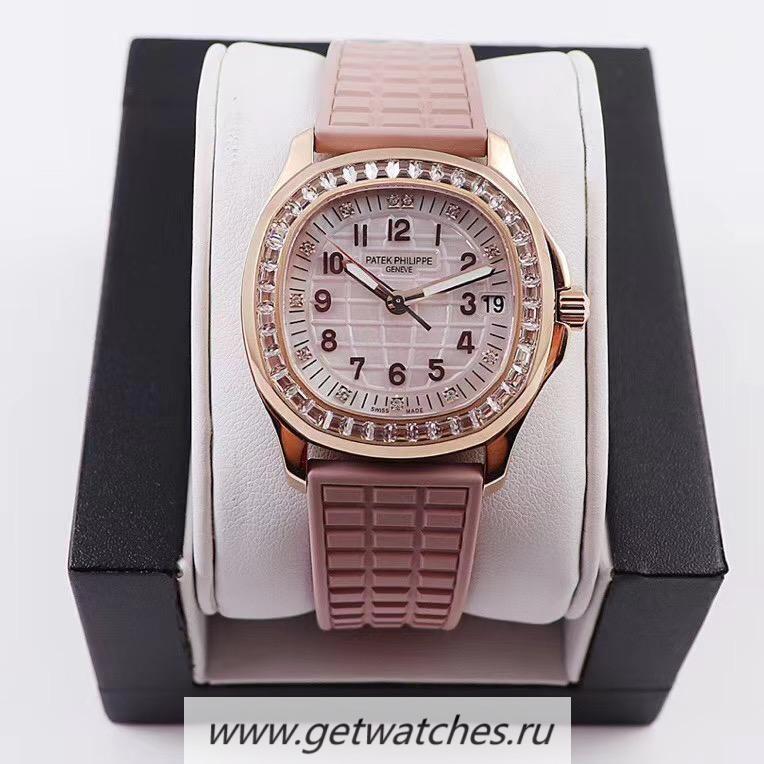 Best Price Pat*k Phi1i*pe Aquanaut Ladies 5072R PPF Rose Gold & D1am0nd MOP Dial 324SC