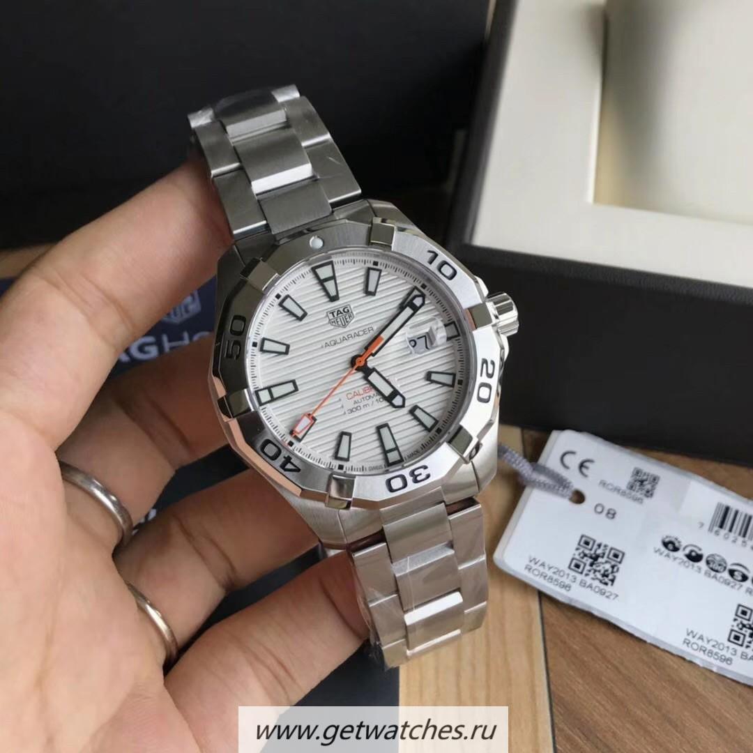 Copy Tag Heuer Aquaracer Chrono 300M CAY1110.BA0927 Noob Factory SS Black Dial Ronda Quartz 5040B