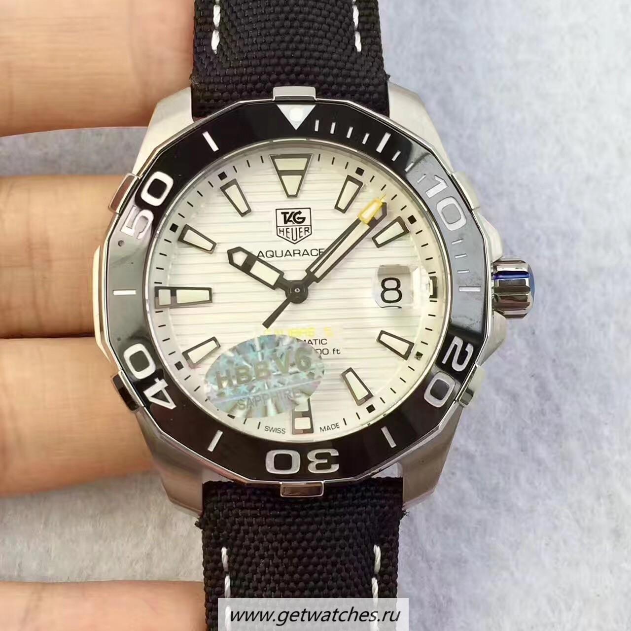 Perfect Replica Tag Heuer Aquaracer Calibre 5 WAY201B.BA0927 Noob Factory SS Blue Dial SW200