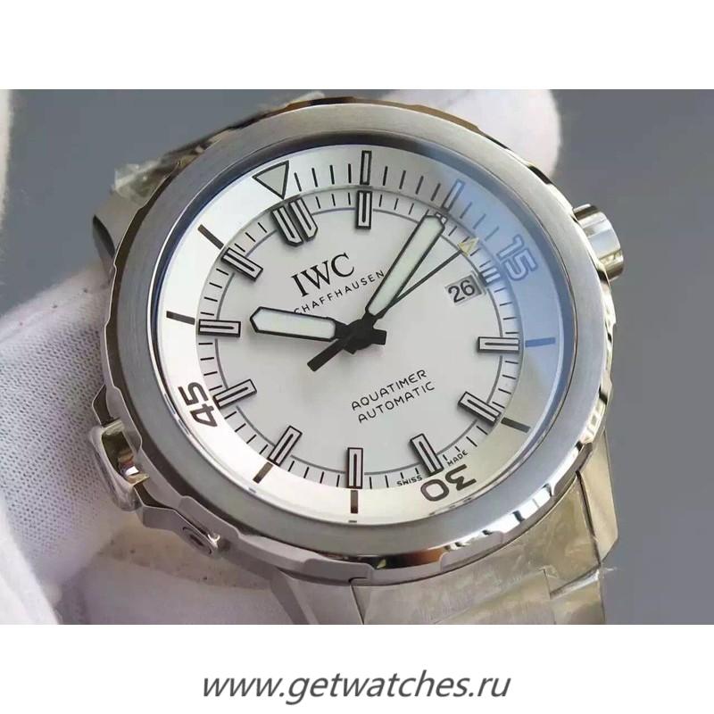 Best Price IWC Aquatimer IW329004 V6F SS White Dial 2836