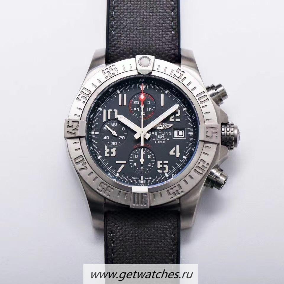 Replica Breitling Avenger Bandit V9F Titanium Black Dial 7750