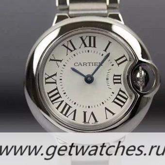 Copy Ca*t1er Ballon Bleu Ladies 28mm White Dial Ronda Quartz