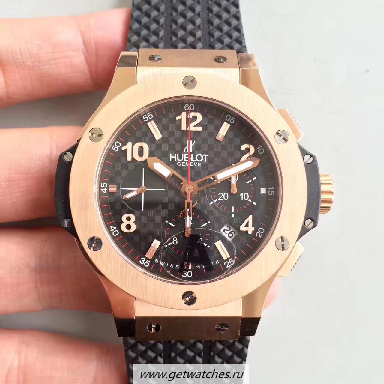 High Quality Hublot Big Bang 301PC1007RX JF Rose Gold Carbon Fiber Dial HUB4100