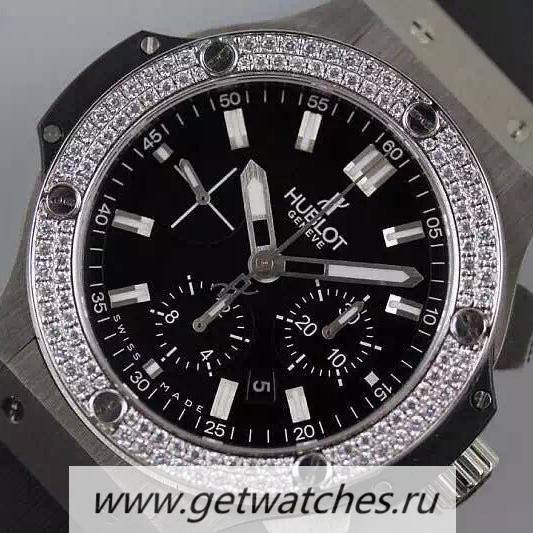 Shop Hublot Big Bang SS D1am0nds Bezel 7750