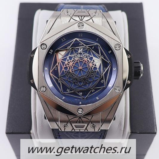 Best Price Hublot Big Bang Sang Bleu WWF SS Blue Dial HUB1213