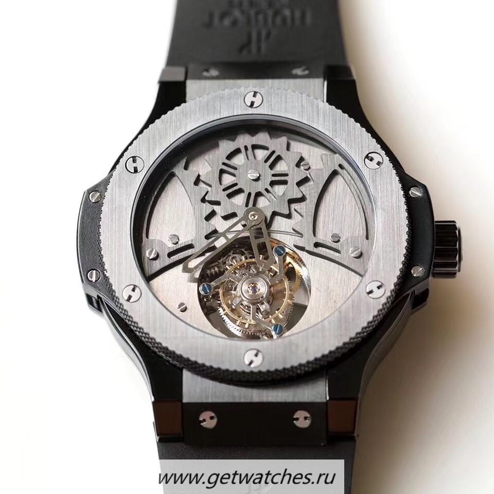 High Quality Hublot Big Bang Tourbillon Noob Factory Ceramic SS Dial Tourbillon