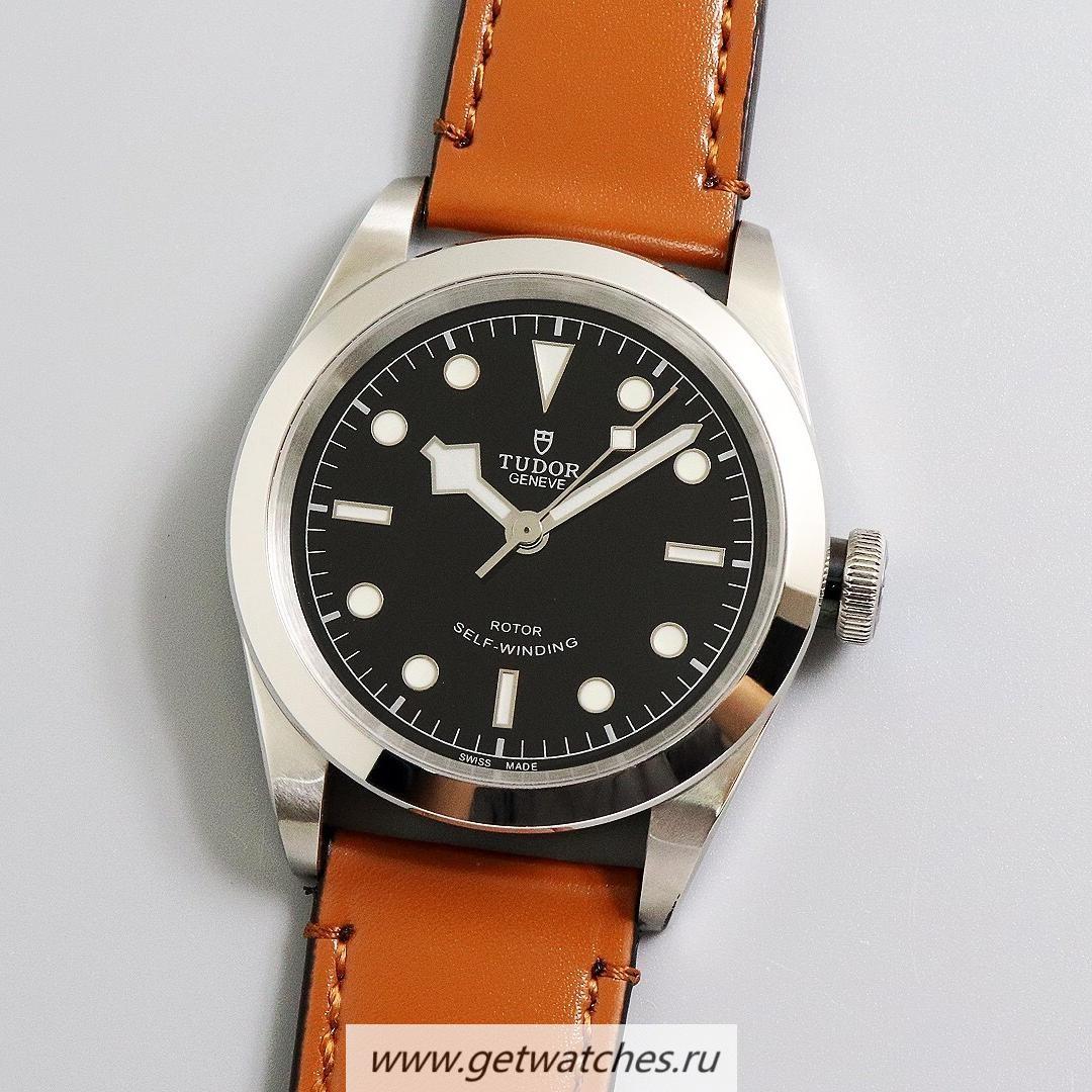 Perfect Replica Tudor Black Bay 36 79500-0007 KRF V2 SS Black Dial 2824