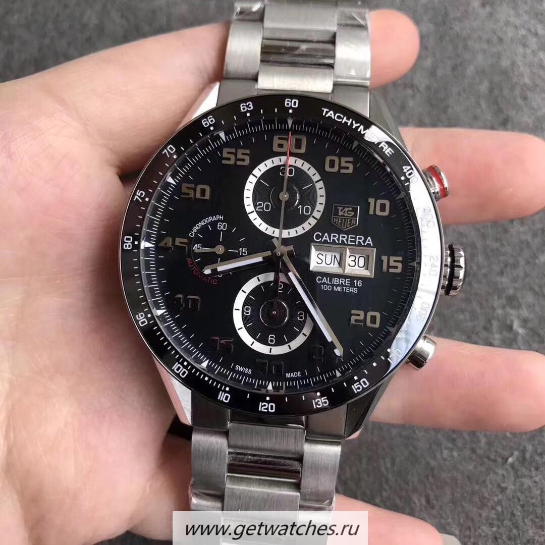 Replica Tag Heuer Carrera Calibre 5 SS White Dial Calibre 5