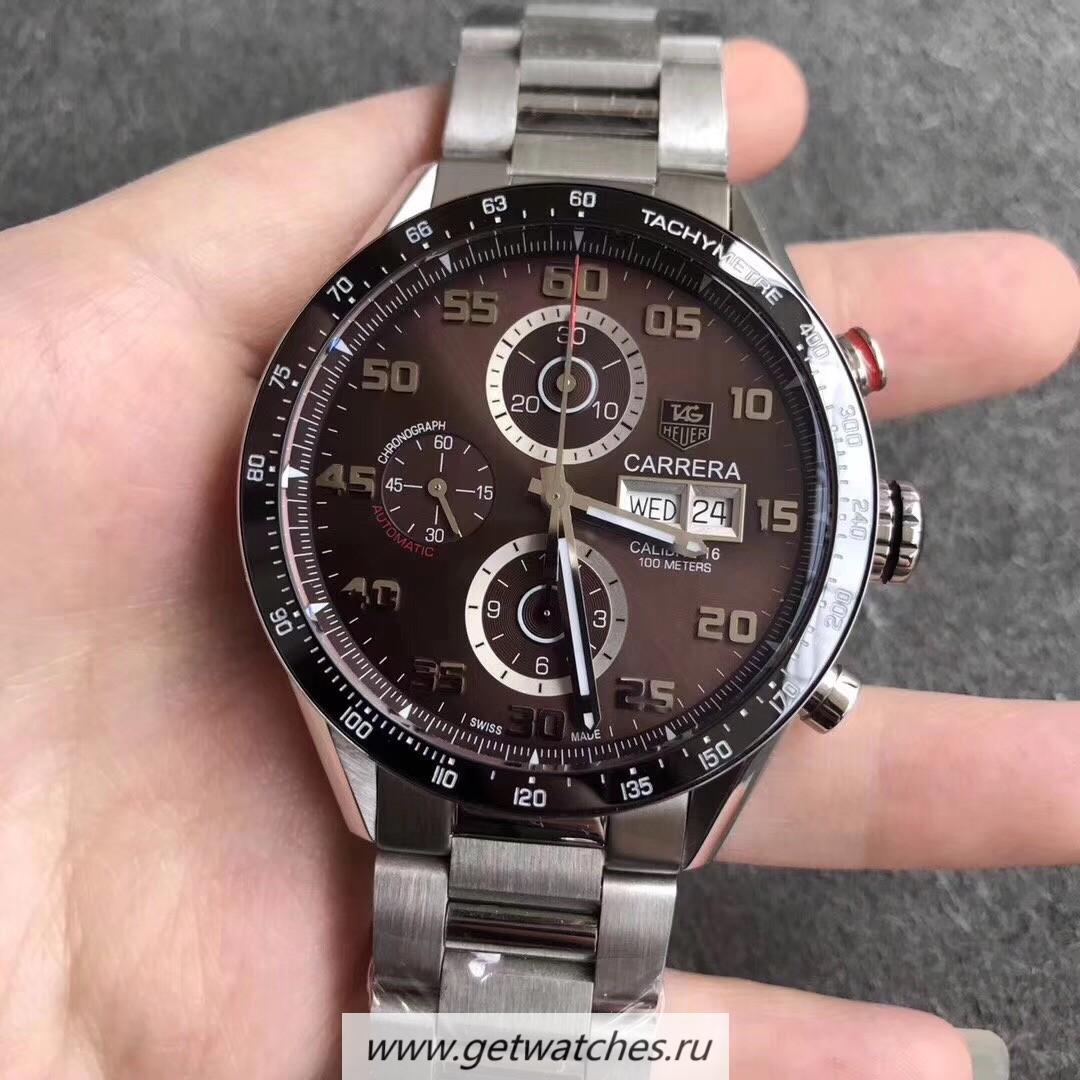 Copy Tag Heuer Carrera Calibre 5 Rose Gold & SS White Dial Calibre 5