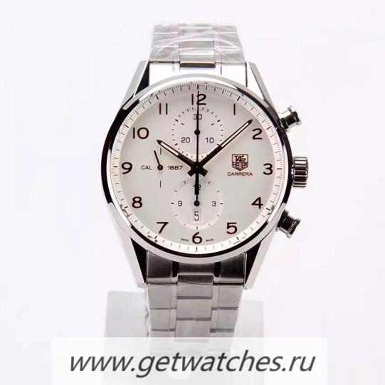 Replica Tag Heuer Carrera Heuer 01 XF SS Black Dial 1887