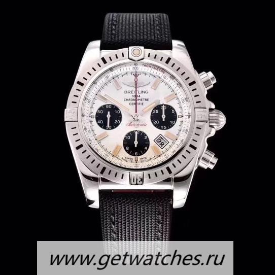 Perfect Replica Breitling Chronomat 44 airbone 30th Anniversary AB0115 GF SS White Dial 7750