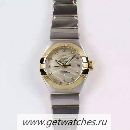 Copy 0me*ga Speedmaster Professional Chrono SS Blue Dial 9300