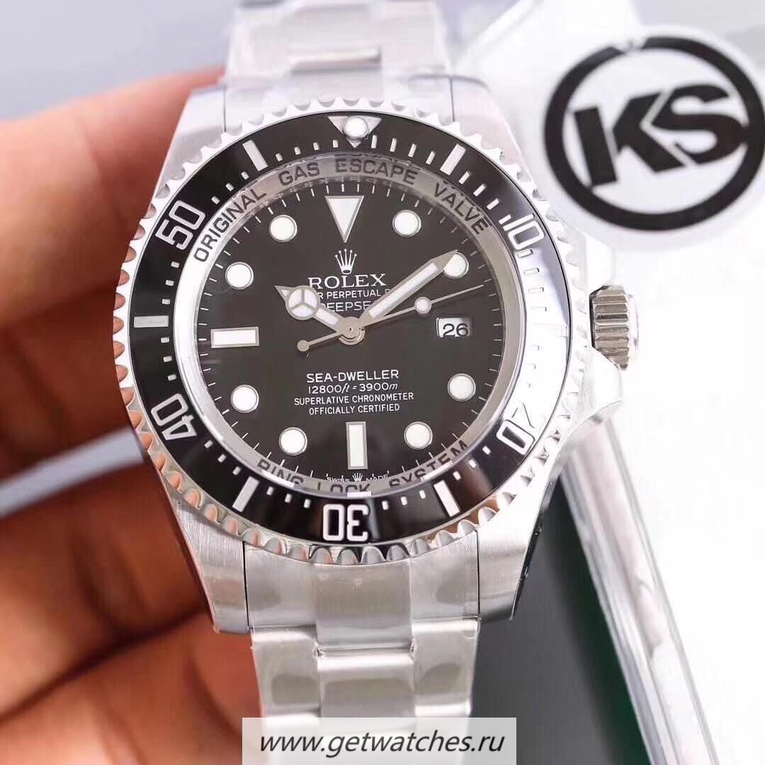 Perfect Replica R01ex DEEPSEA 126660 KSF SS Black Dial 2836