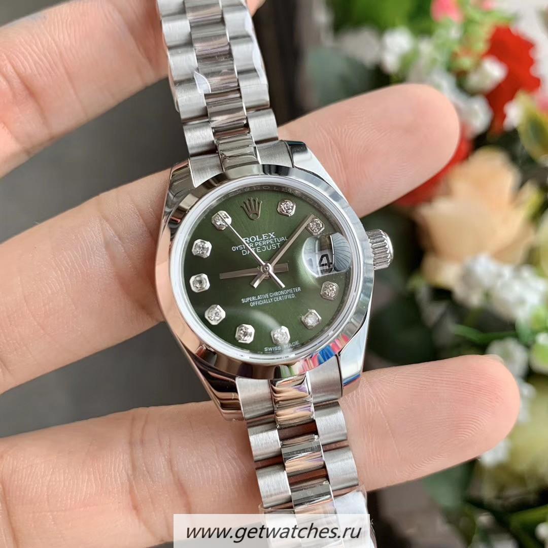 Best Price R01ex Datejust 28mm 279166 Ladies WF SS Green Dial 2671
