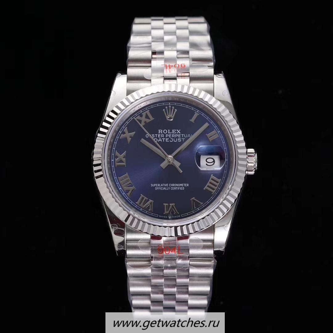 Shop R01ex Datejust 36 126234 GMF SS 904L Blue Dial 3235