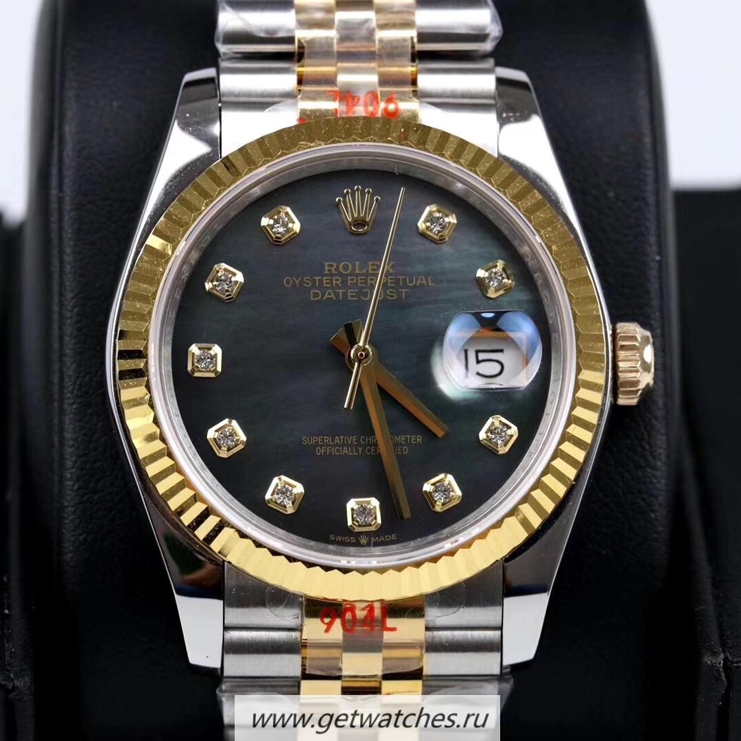 Shop R01ex Datejust 36mm 116233 GMF SS 904L & Yellow Gold Grey Mother Of Pearl Dial 2824