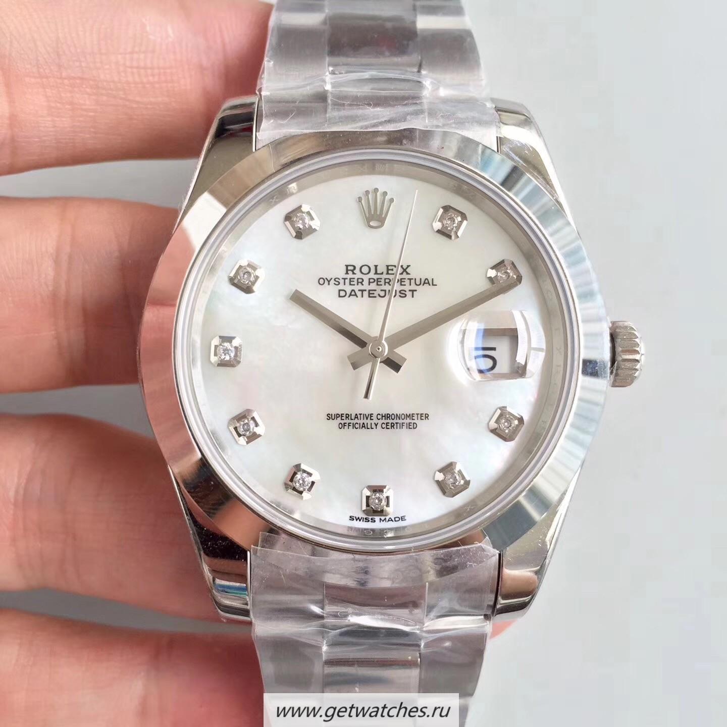 NEW Replica R01ex Datejust II 126300 41mm Noob Factory SS Mother Of Pearl Dial 3235