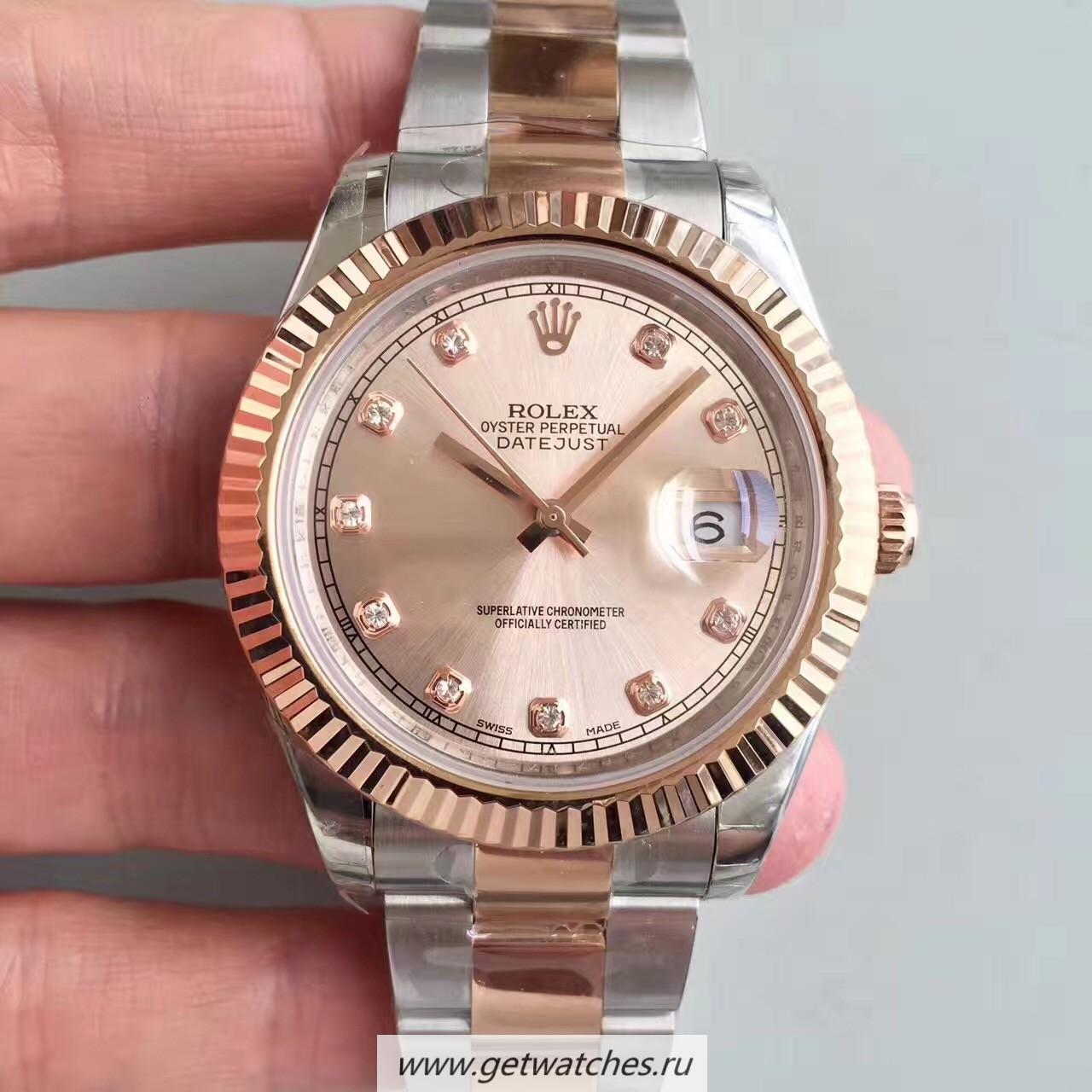 Shop R01ex Datejust II 126331 41mm EWF SS & Rose Gold Rose Gold Dial 3136