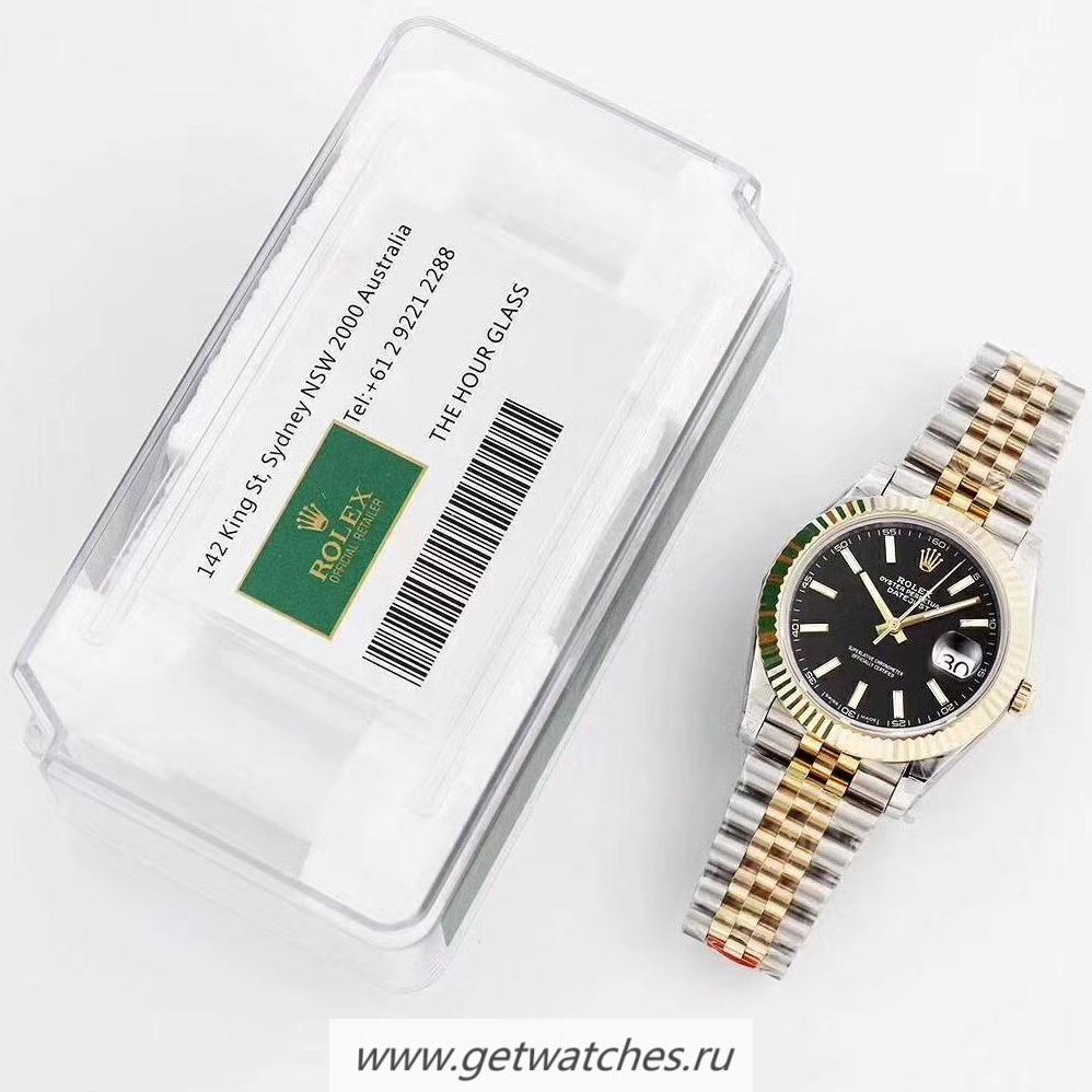 NEW Replica R01ex Datejust II 126333 41mm GMF SS & Yellow Gold Black Dial 3235
