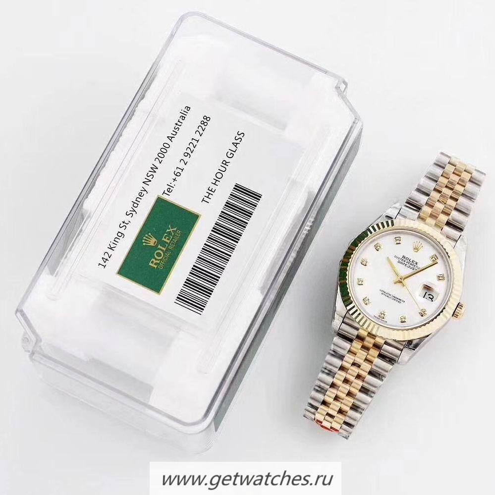 Fake R01ex Datejust II 126333 41mm GMF SS & Yellow Gold Mother Of Pearl Dial 3235