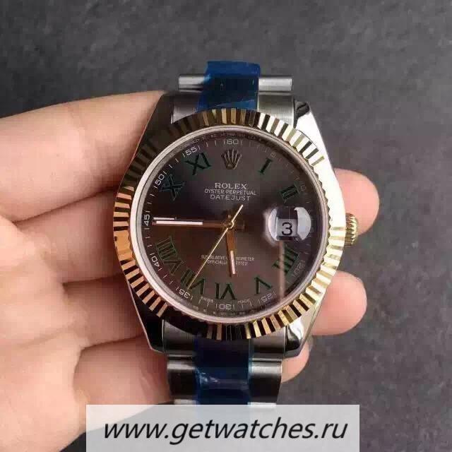 High Quality R01ex Datejust II 126333 41mm Noob Factory V5 SS & Yellow Gold Anthracite Dial 2836