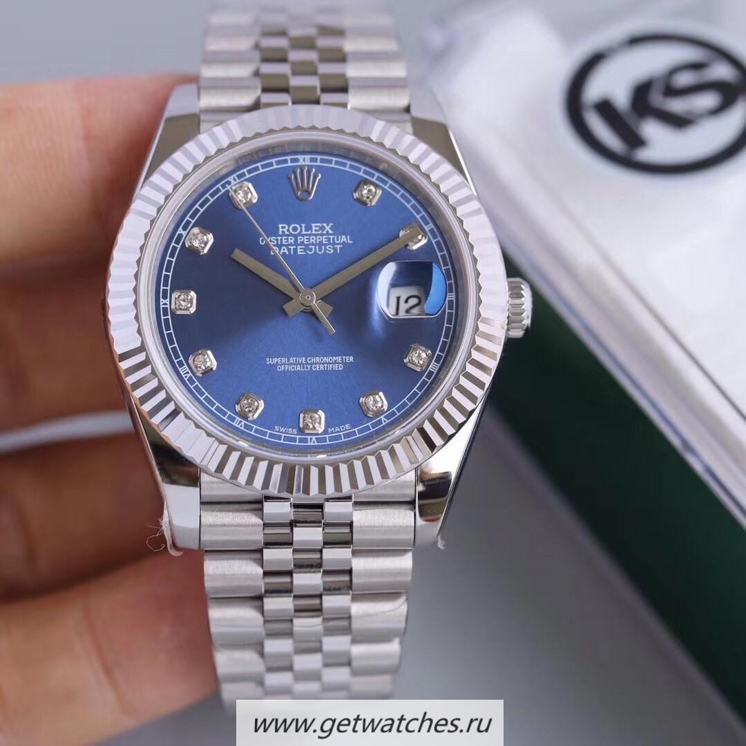 Best Price R01ex Datejust II 126334 41mm KSF SS Blue Dial 2836
