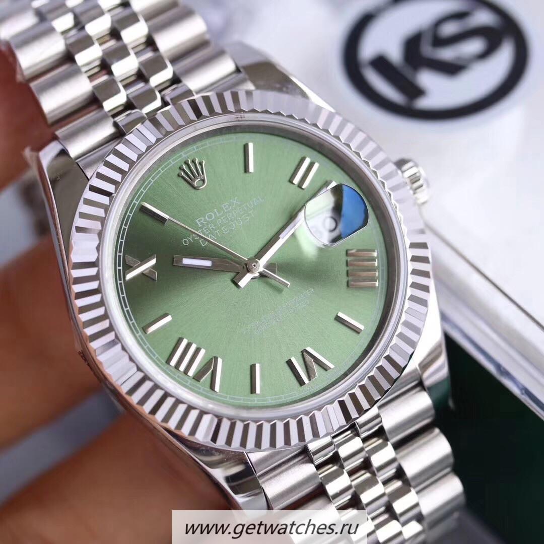 Perfect Replica R01ex Datejust II 126334 41mm KSF SS Green Dial 2836