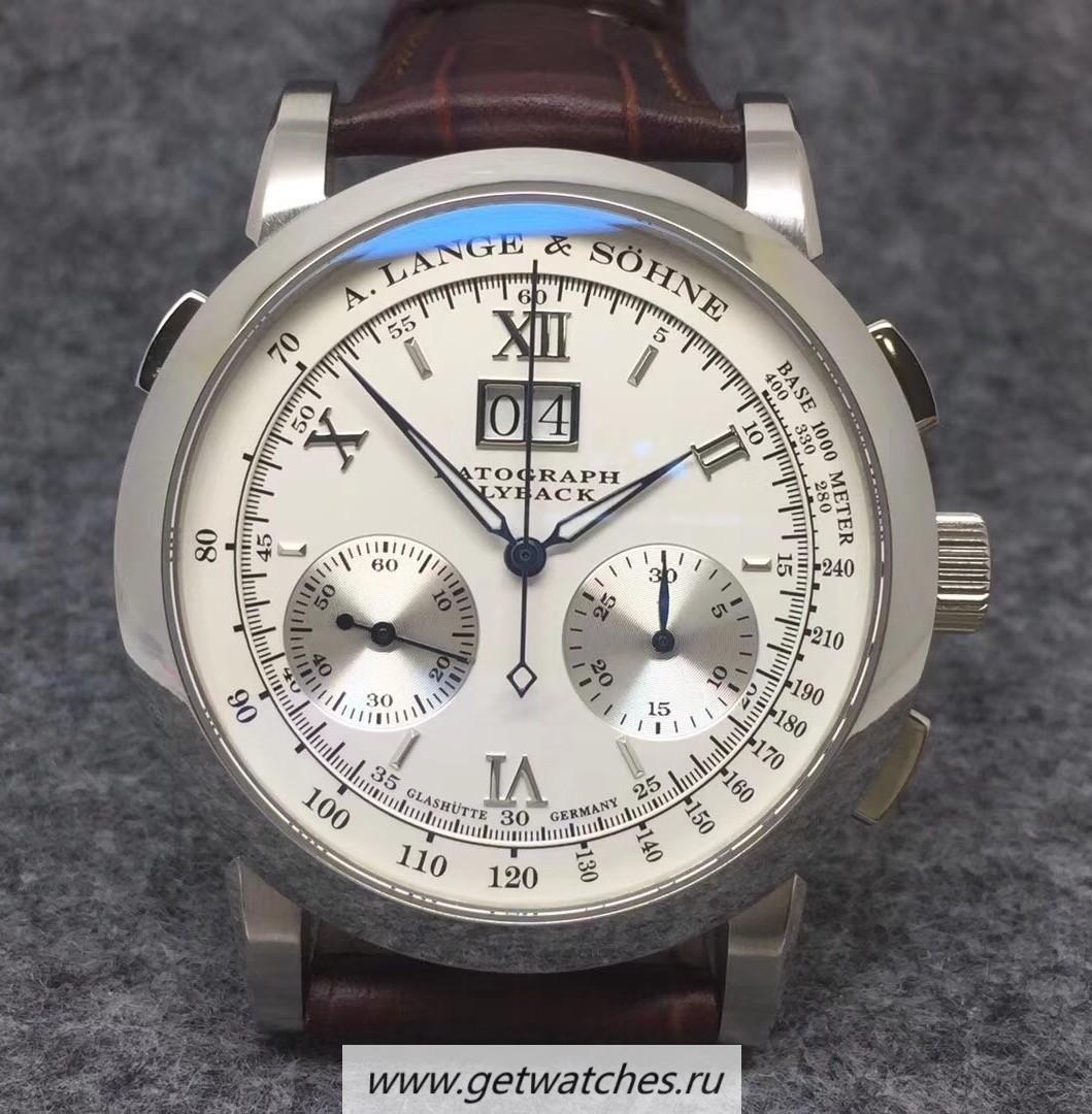 Best Price A. Lange & Sohne Datograph Flyback BMF SS White Dial Lemania