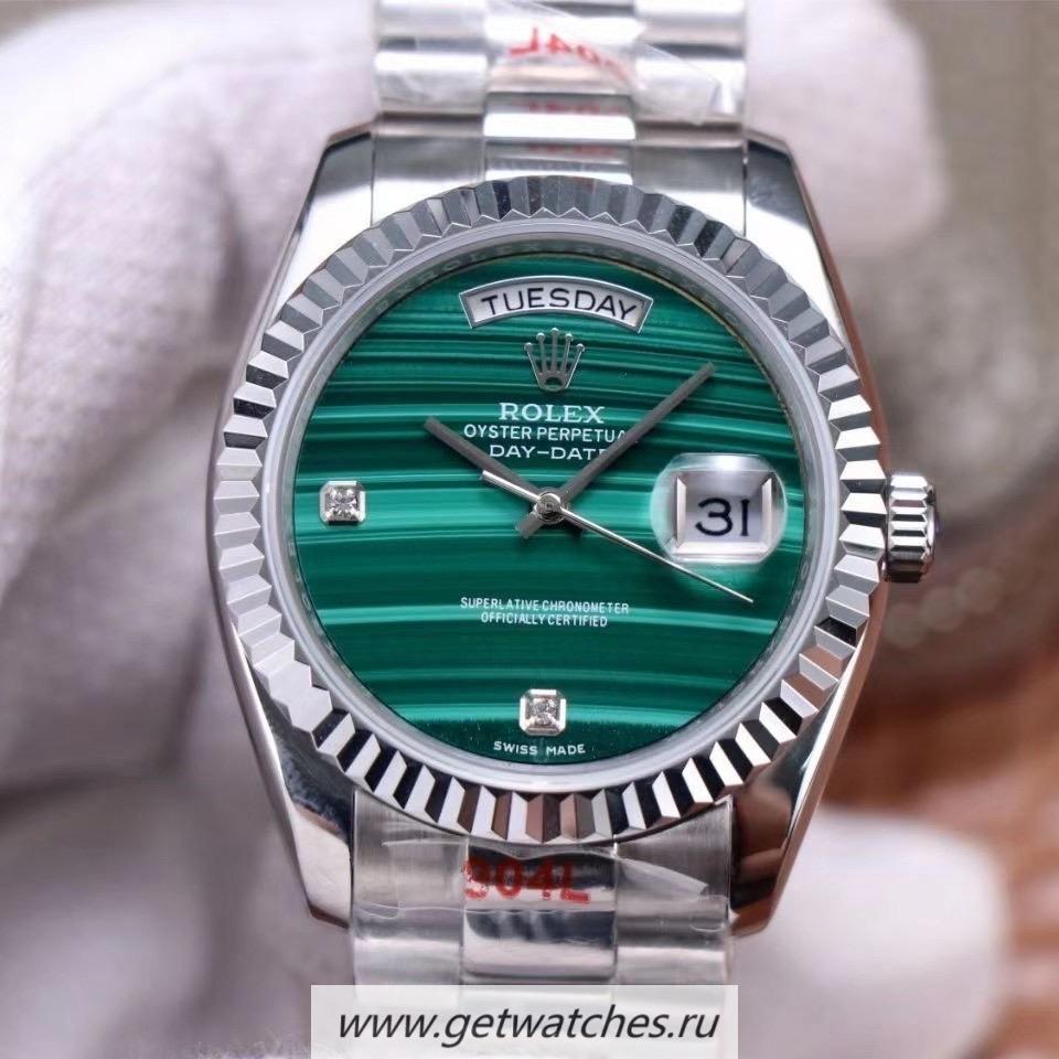 Shop R01ex Day-Date 36 BPF SS 904L Green Dial 2836