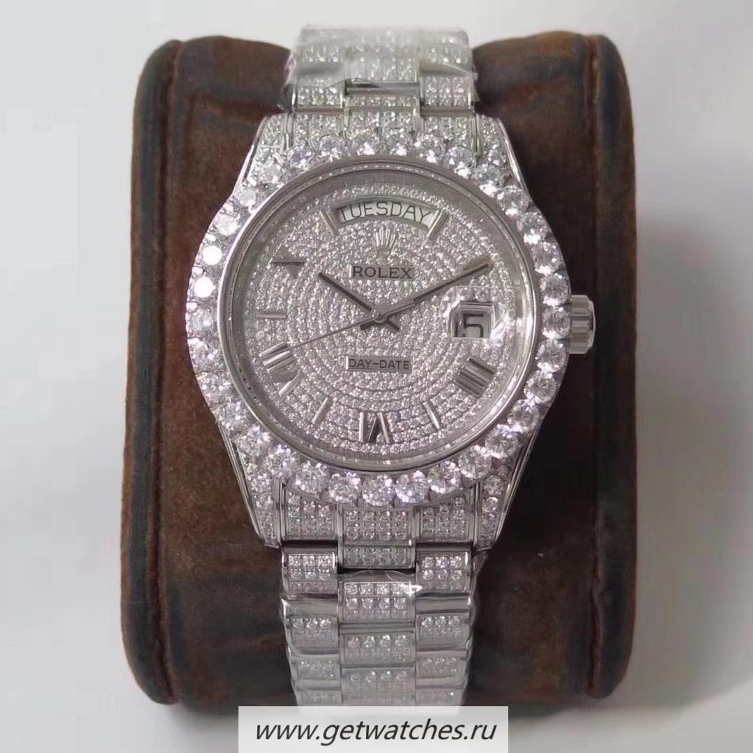 Perfect Replica R01ex Day-Date 40 228349 RBR TWF 18K SS 904L & Big D1am0nd Bezel D1am0nd Dial 2836