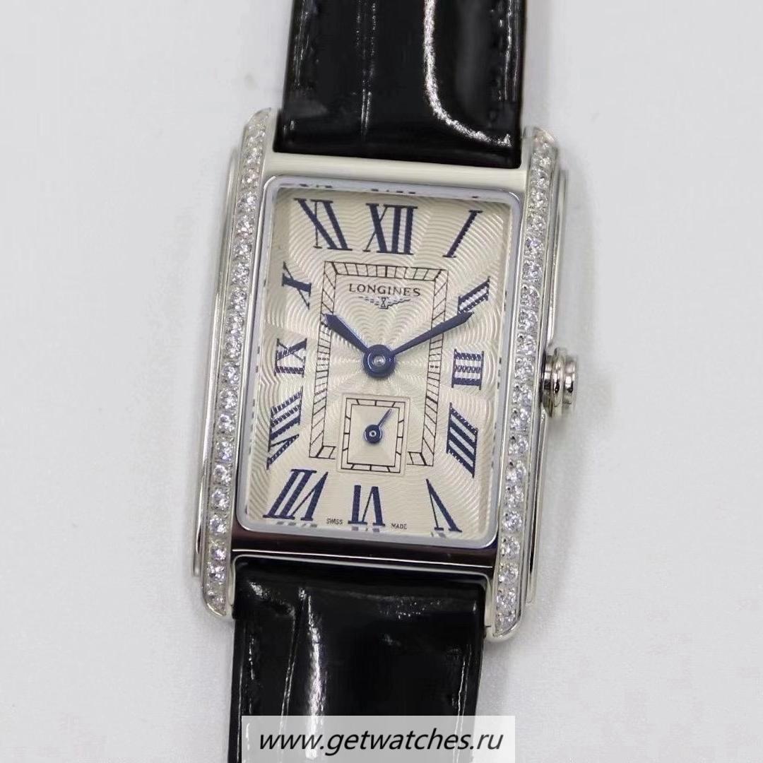 Copy Longines DolceVita 20.8mm Ladies 8848F SS & D1am0nd Silver Dial Quartz