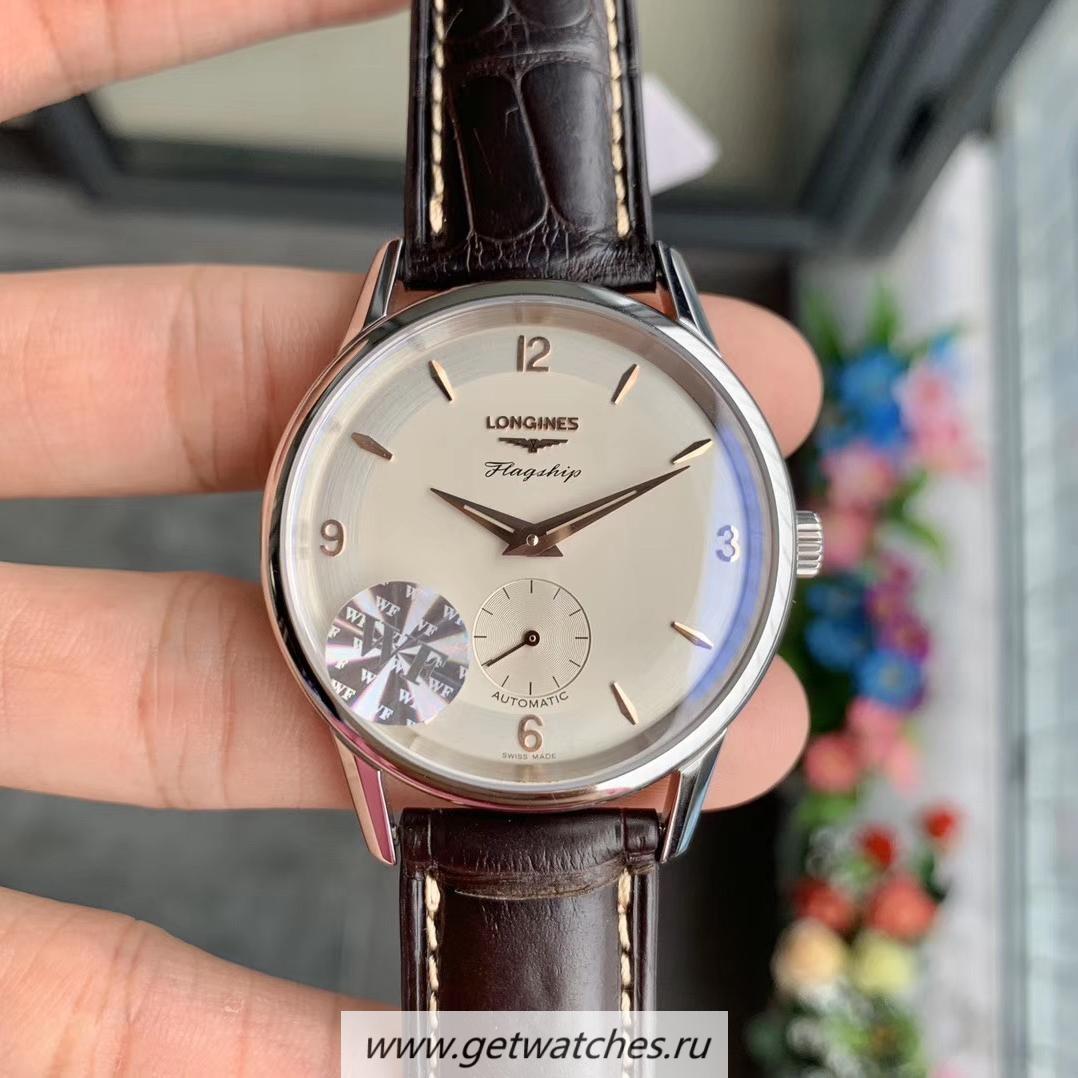 Copy Longines Flagship Heritage 60th Anniversary OXF SS White Dial M9015