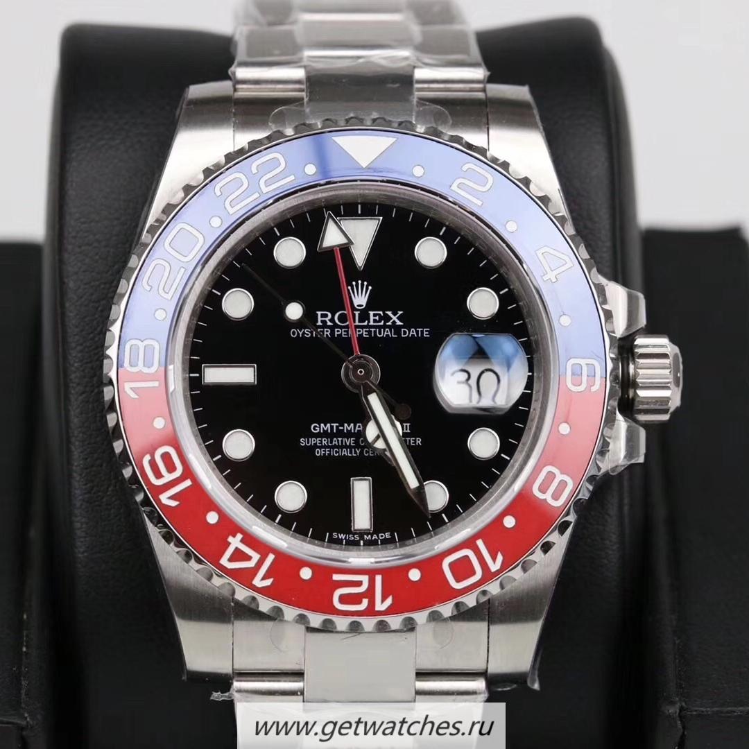 Perfect Replica R01ex GMT-Master II 116719 BLRO GMF V2 SS 904L Black Dial 2836