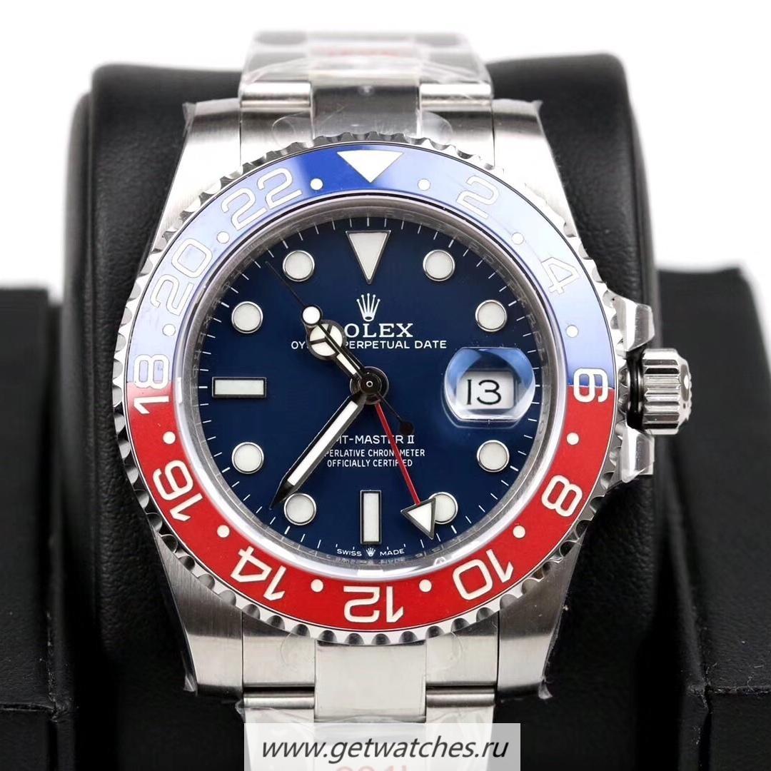 High Quality R01ex GMT-Master II 116719 BLRO GMF V2 SS 904L Blue Dial 3186