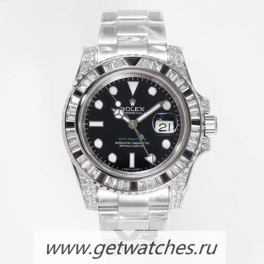 Best Price R01ex GMT-Master II 116759 VRF SS 904L & D1am0nd Black Dial 3186