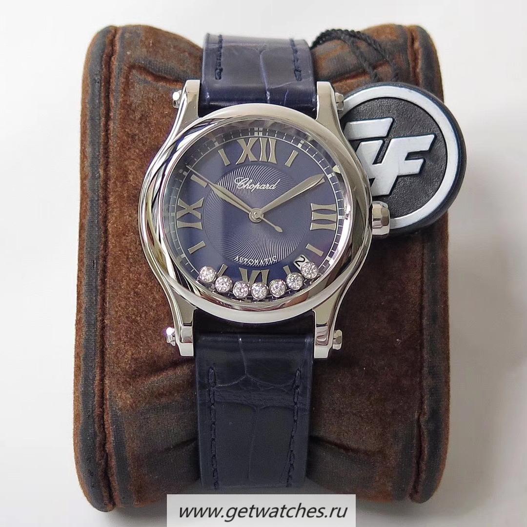 Best Price Chopard Happy Sport 36mm Automatic 278559 ZF Ladies SS Blue Dial 2892