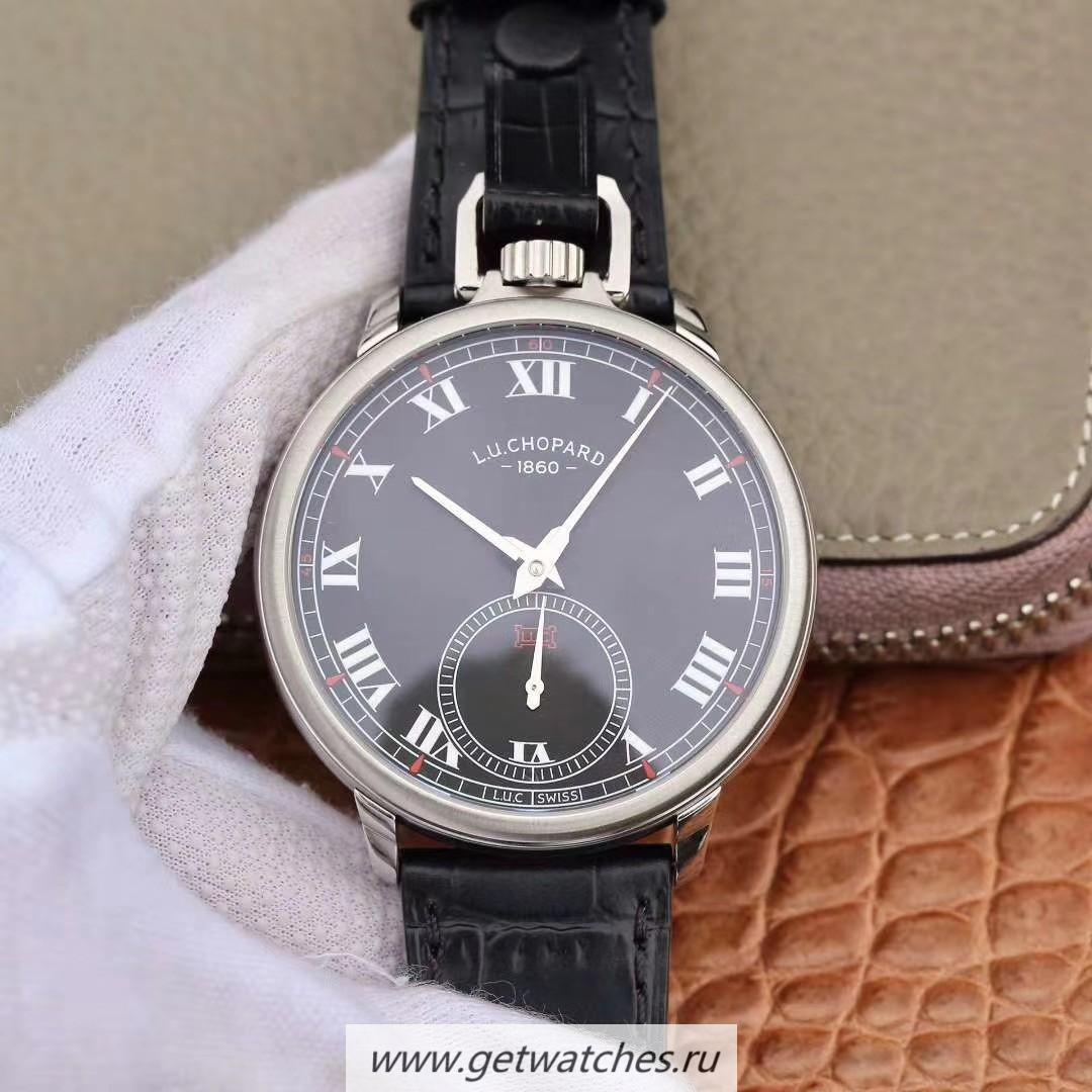 Shop Chopard LUC L0vis Ulysse The Tribute 161923 LUCF SS Black Dial LUC EHG