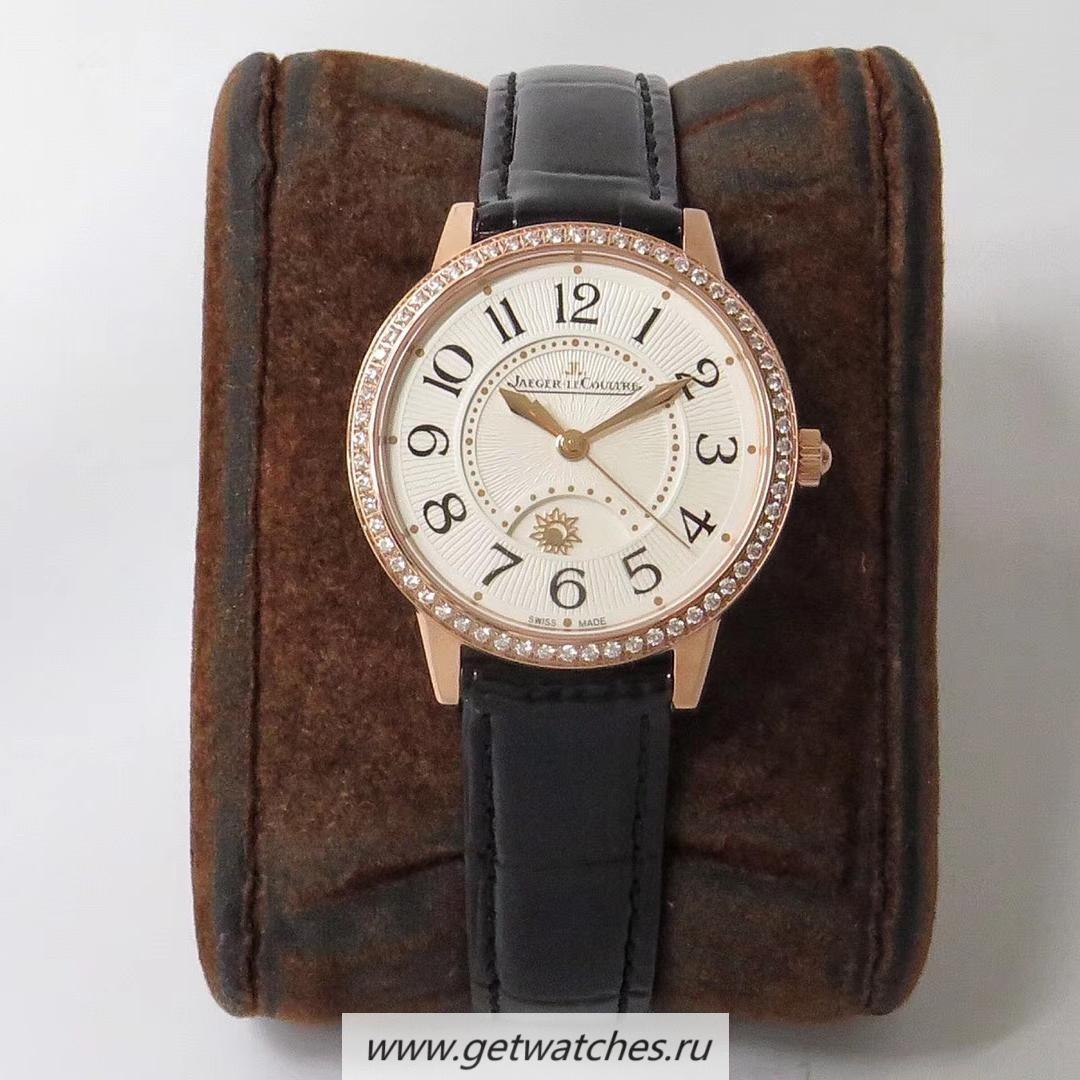 Best Price Jaeger-LeCoultre Ladies Rendez-Vous Night & Day 3442430 34mm ZF Rose Gold & D1am0nds White Dial 898A/1