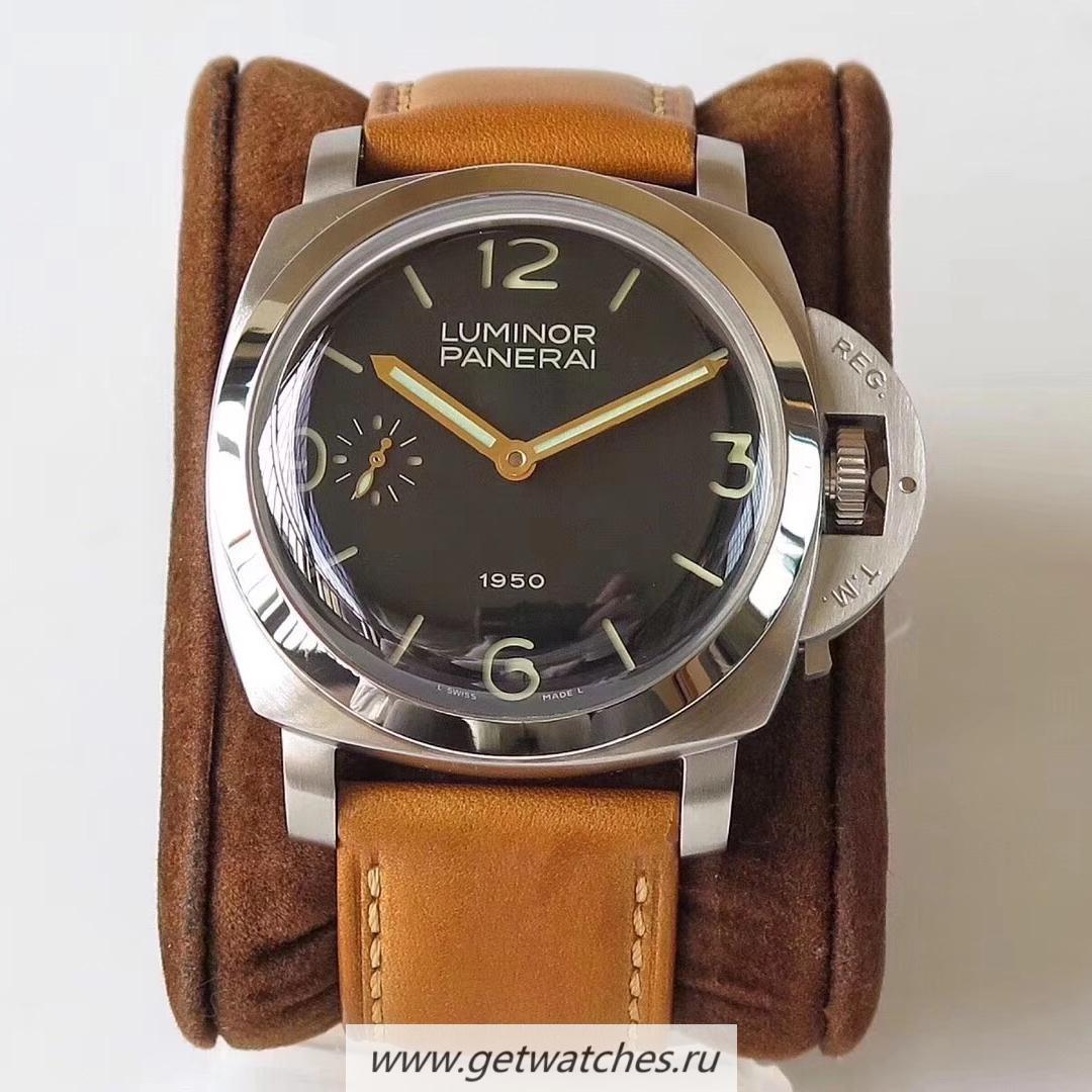 NEW Replica Pa*e*a1 Luminor Marina 1950 3 Days Automatic Acciaio PAM1312 44mm ZF SS Black Dial P9010