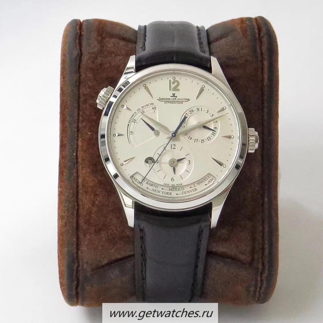 Shop Jaeger-LeCoultre Master Geographic 1428421 ZF SS Silver Dial Caliber 939A/1