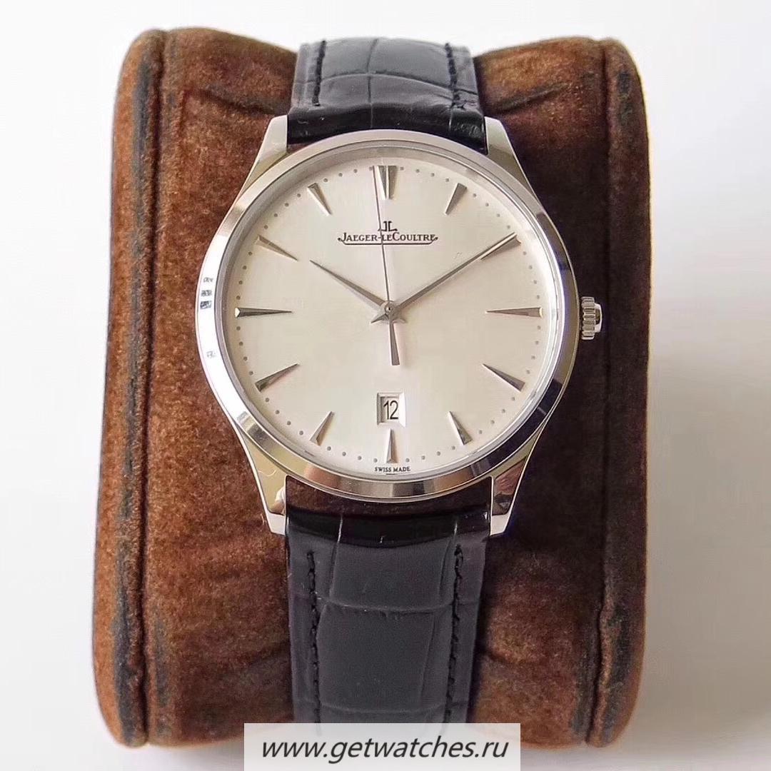 Shop Jaeger-LeCoultre Master Ultra Thin Date 1288420 ZF SS Silver Dial JLC 899/1